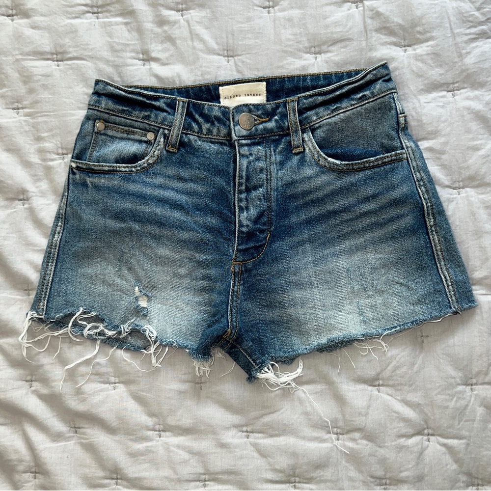 Gilded intent denim short